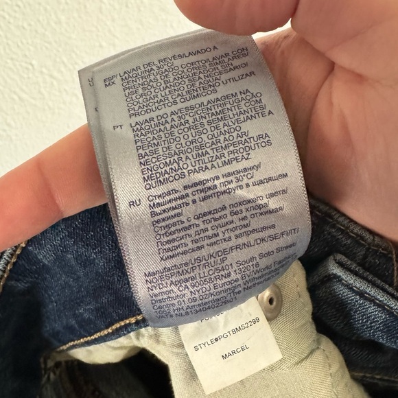 Straight Leg Marcel Blue Jeans Slimming Panel Lift Tuck Technology NYDJ 14P NWT - Picture 14 of 16